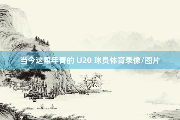 当今这帮年青的 U20 球员体育录像/图片