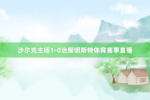 沙尔克主场1-0治服明斯特体育赛事直播