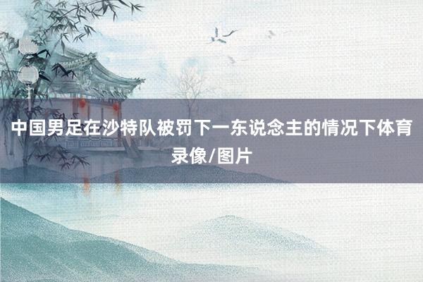 中国男足在沙特队被罚下一东说念主的情况下体育录像/图片